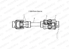 PROP SHAFT | PROP SHAFT, REAR - A05MH68AP (4999609960C01)