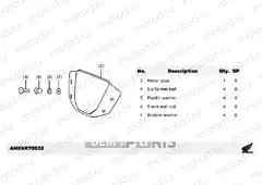 R70-21-52 KIT,METER VISOR