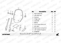 R70-23-Y0 KIT,WINDSHIELD