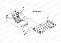 RACK MOUNTING | RACK MOUNTING, REAR - A05MH68AP (4999609960A06)