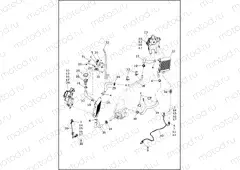 RADIATOR, COOLANT HOSES AND BOTTLE, TWIN-COOLEDâ¢
