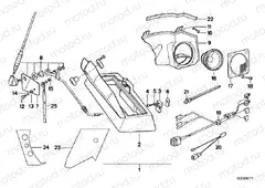 Radio installing kit
