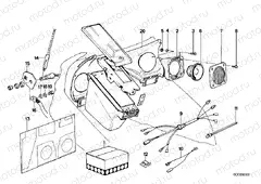 Radio installing kit