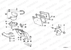 Radiotor trim panel center
