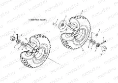 REAR and MIDDLE WHEEL - A04CL50AA (4999201649920164B14) | REAR and MIDDLE WHEEL - A04CL50AA (4999201649920164B14)