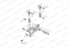 Rear arm, suspension system