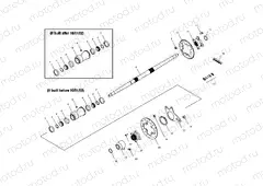 REAR AXLE and HOUSING - A03GJ50AA/AB (4975767576B05) | REAR AXLE and HOUSING - A03GJ50AA/AB (4975767576B05)