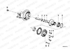 Rear-axle-drive parts