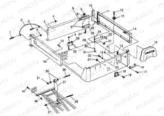 REAR BED MOUNTING - W98AE50A (4946394639a008) | REAR BED MOUNTING - W98AE50A (4946394639a008)