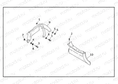 REAR BELT GUARD & DEBRIS DEFLECTOR