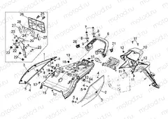 Rear body
