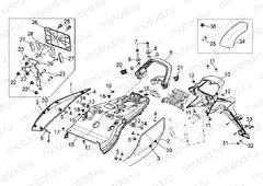 Rear body