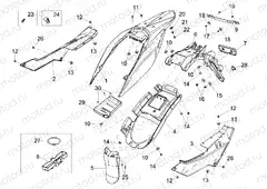Rear body
