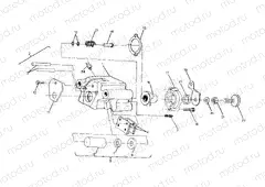 REAR BRAKE ASSEMBLY 250 4x4 / W928127 (4922872287C005) | REAR BRAKE ASSEMBLY 250 4x4 / W928127 (4922872287C005)