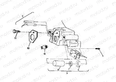 REAR BRAKE ASSEMBLY 250 4x6 / W928627 (4922902290015A) | REAR BRAKE ASSEMBLY 250 4x6 / W928627 (4922902290015A)