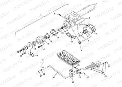 REAR BRAKE ASSEMBLY 2x4 400L W947540 (4926752675B014) | REAR BRAKE ASSEMBLY 2x4 400L W947540 (4926752675B014)