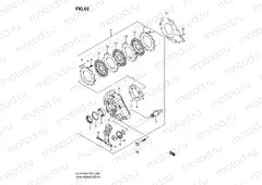 REAR BRAKE ASSY (LT-A450XK7/XK8/XZK8/XK9/XZK9)