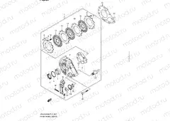 REAR BRAKE ASSY (LT-A750XK8/XZK8/XK9/XZK9)