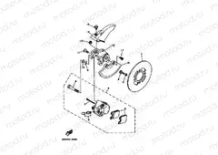 REAR BRAKE CALIPER