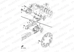 REAR BRAKE CALIPER