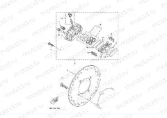 REAR BRAKE CALIPER