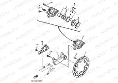 REAR BRAKE CALIPER