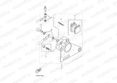 REAR BRAKE CALIPER