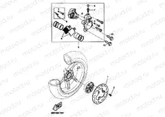 REAR BRAKE CALIPER