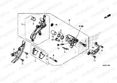 REAR BRAKE CALIPER