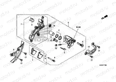 REAR BRAKE CALIPER