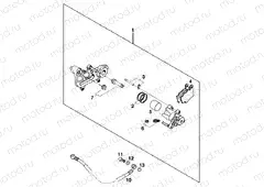 REAR BRAKE CALIPER