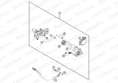 REAR BRAKE CALIPER