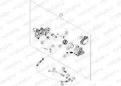 REAR BRAKE CALIPER