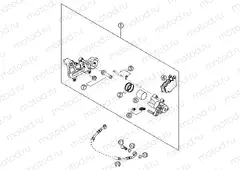 REAR BRAKE CALIPER