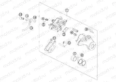 REAR BRAKE CALIPER