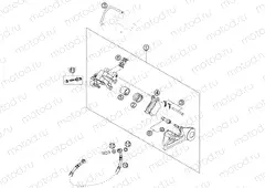 REAR BRAKE CALIPER