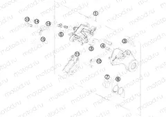 REAR BRAKE CALIPER