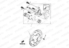 REAR BRAKE CALIPER
