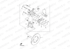 REAR BRAKE CALIPER