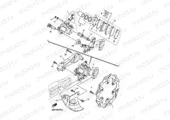 REAR BRAKE CALIPER