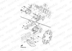 REAR BRAKE CALIPER