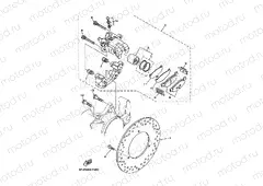 REAR BRAKE CALIPER