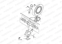 REAR BRAKE CALIPER
