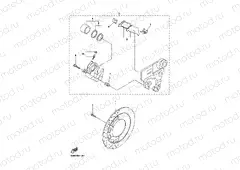 REAR BRAKE CALIPER
