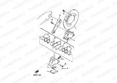 REAR BRAKE CALIPER