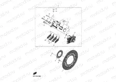 REAR BRAKE CALIPER