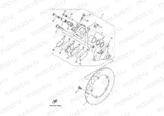 REAR BRAKE CALIPER