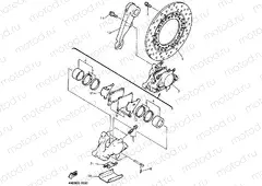 REAR BRAKE CALIPER