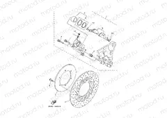 REAR BRAKE CALIPER