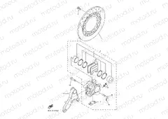 REAR BRAKE CALIPER